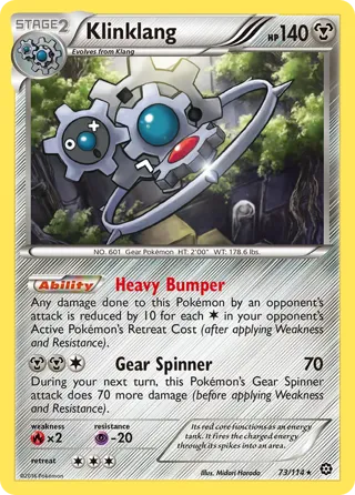 Klinklang - 73/114 (XY Steam Siege)