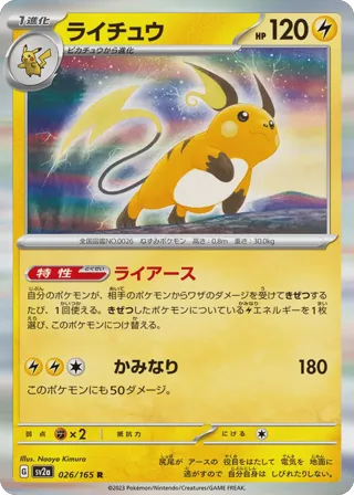 Raichu (Master Ball Pattern)