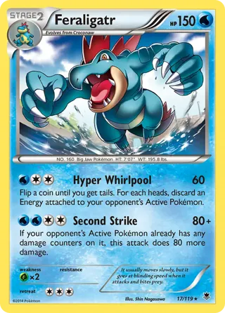Feraligatr - 17/119 (Cosmos Holo)