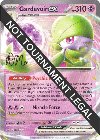 Gardevoir ex - 2025 (Riley McKay) [Gold Stamped]