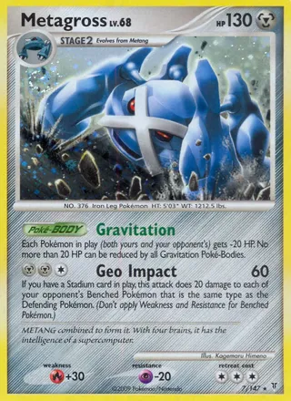 Metagross - 7/147 (Cracked Ice Holo)