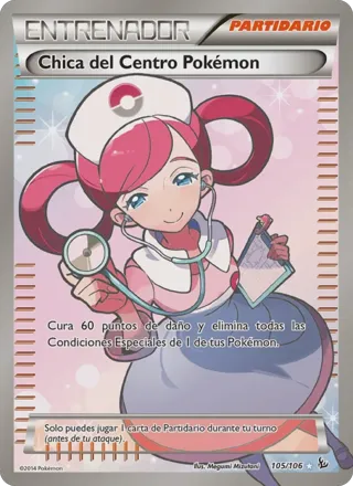 Chica del Centro Pokémon