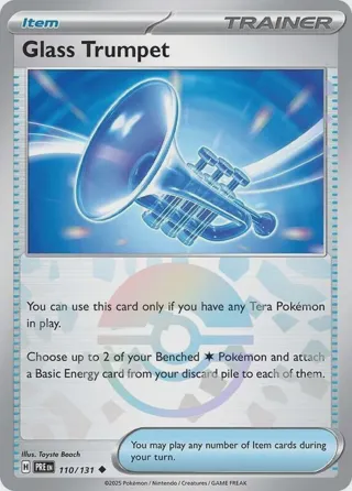 Glass Trumpet (Poke Ball Pattern)