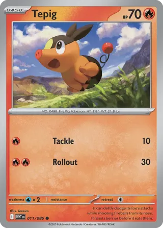 Tepig (Master Ball Pattern)