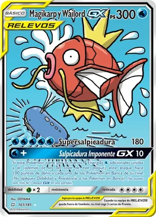 Magikarp y Wailord GX