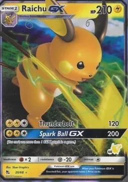 Raichu GX (#60 Pikachu Stamped)