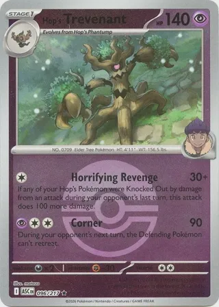 Hop's Trevenant - 096/217 (Poke Ball)
