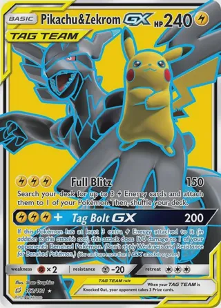 Pikachu & Zekrom GX (Full Art)