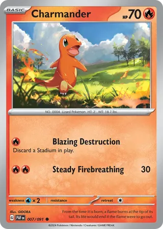 Charmander - 007/091 (Cosmos Holo)