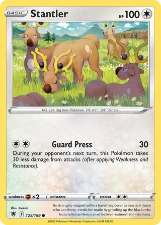 Stantler - 125/189 (Holiday Calendar)