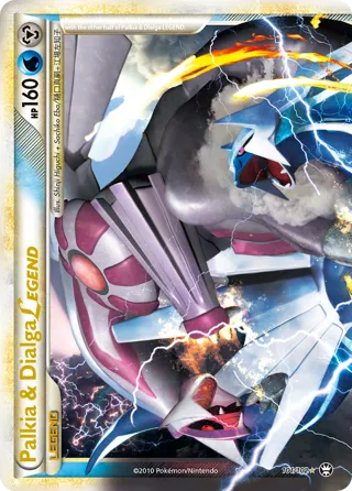Palkia & Dialga Legends - 101/102 + 102/102 (Single Oversized Promo)