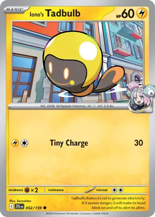 Iono's Tadbulb - 052/159 (Cosmos Holo)