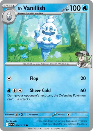 N's Vanillish (Poke Ball)