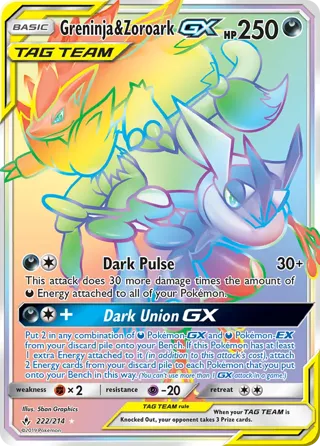 Greninja & Zoroark GX (Secret)