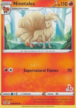 Ninetales (#7 Cinderace Stamped)