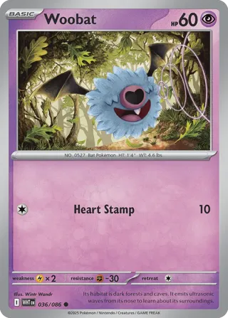 Woobat (Poke Ball Pattern)