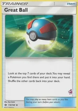 Great Ball (Mewtwo Stamped)