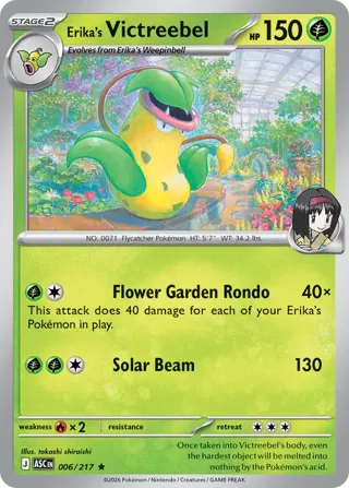 Erika's Victreebel (Poke Ball)