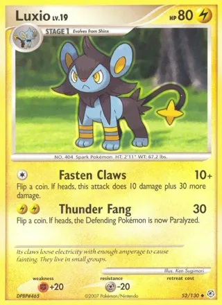 Luxio - 52/130 (State Championship Promo)