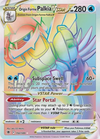 Origin Forme Palkia VSTAR (Secret) (192)