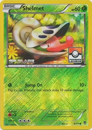 Shelmet - 8/111 (Pokemon League) [2nd Place]