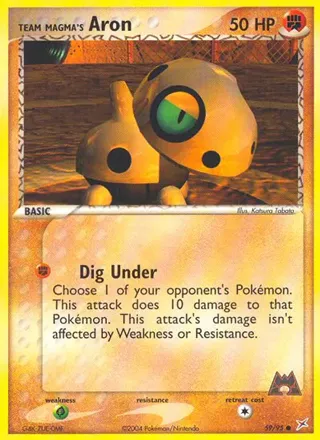 Team Magma's Aron - 59/95