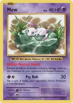Mew - 53/108 (XY Evolutions)