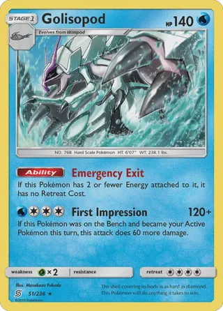 Golisopod - 51/236 (Cosmos Holo)