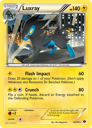 Luxray - 46/99 (Cosmos Holo)