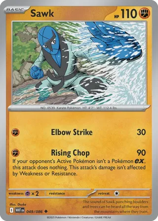 Sawk (Poke Ball Pattern)