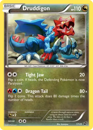 Druddigon - 17/20 (Dragon Vault)
