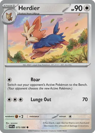 Herdier (Poke Ball Pattern)