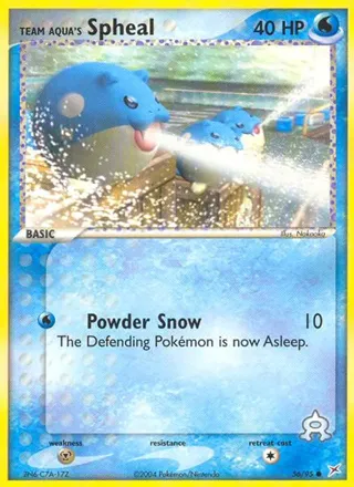 Team Aqua's Spheal - 56/95