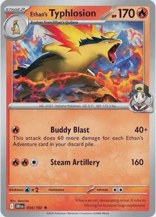 Ethan's Typhlosion - 034/182 (Non-holo)
