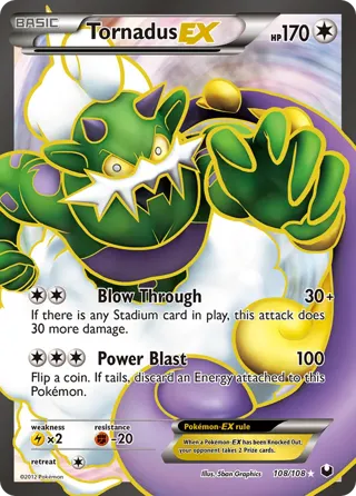 Tornadus EX (108 Full Art)