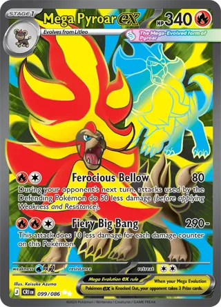 Mega Pyroar ex - 099/086