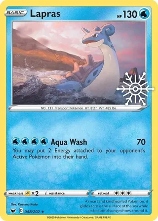 Lapras - 048/202 (Holiday Calendar)