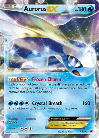 Aurorus EX - XY102 (XY Black Star Promos)
