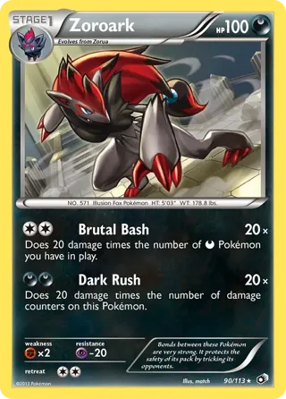 Zoroark - 90/113 (Cosmos Holo)