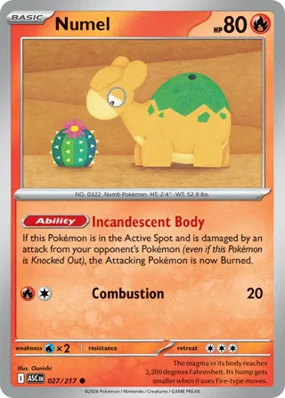Numel - 027/217 (Quick Ball)