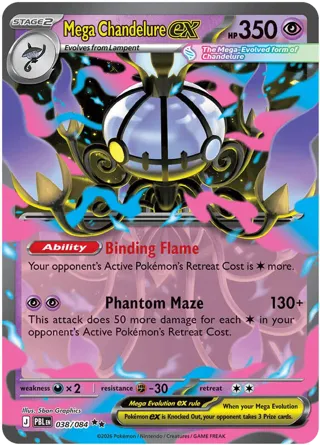 Mega Chandelure ex - 038/084