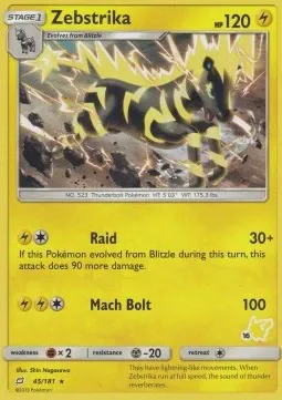 Zebstrika (#16 Pikachu Stamped)
