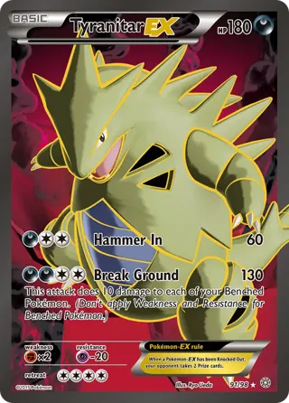 Tyranitar EX (91 Full Art)