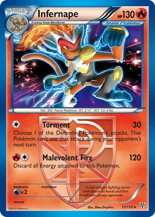 Infernape (Team Plasma)