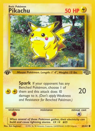 Pikachu [W Stamped]