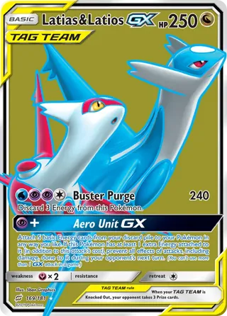 Latias & Latios GX (Full Art)