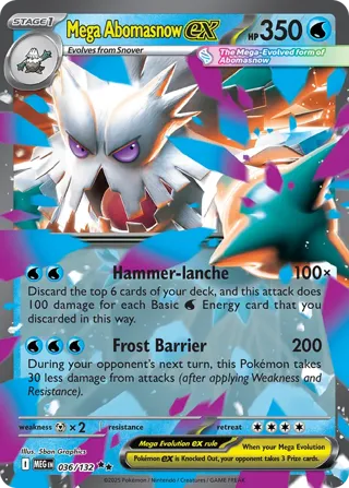 Mega Abomasnow ex - 036/132