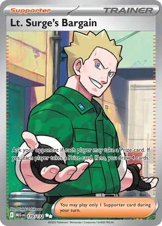 Lt. Surge's Bargain - 170/132