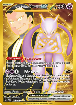 Team Rockets Mewtu-ex