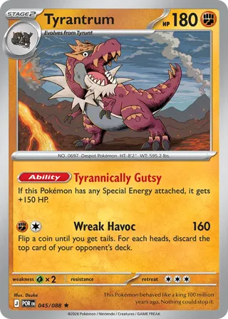 Tyrantrum - 047/088 (Non-Holo)